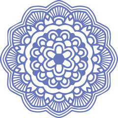 Beautiful flower art and mandala vector design