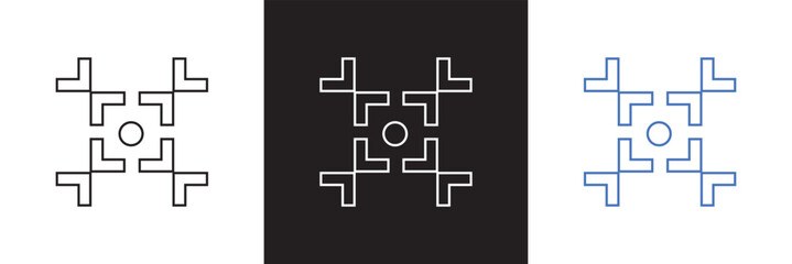 screen shot icon. Vector illustration. isolated on white and black background. EPS 10