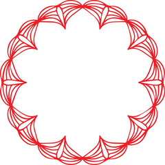 Beautiful flower art and mandala vector design