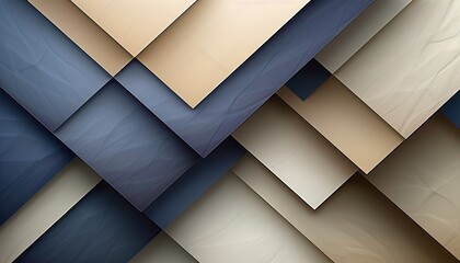 Abstract blue diagonal geometric lines on white background. 