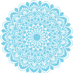 Beautiful flower art and mandala vector design