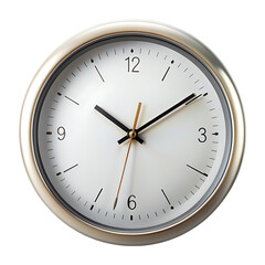 wall clock isolated on white