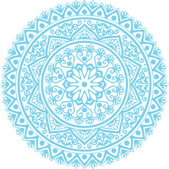 Beautiful flower art and mandala vector design
