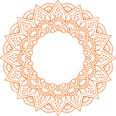 Beautiful flower art and mandala vector design