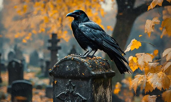 crow on a fence