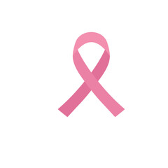 Cancer Awareness Pink RIbbon Illustration