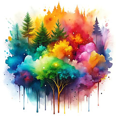 Fototapeta premium abstract watercolor background
