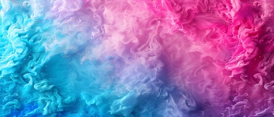 Swirling Colors of Pink and Blue Abstract Background with Soft Textures and Fluid Forms for Creative Projects