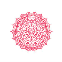 "Floral Mandala Vector Illustration - Elegant and Intricate Design"

