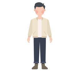Young People Character Illustration