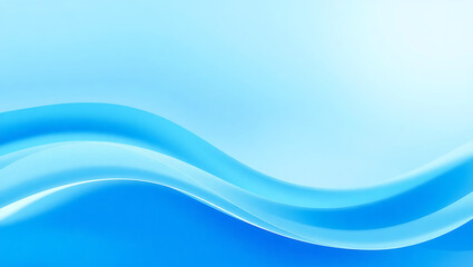 Fototapeta premium Abstract Teal Wave Design for Modern Background.