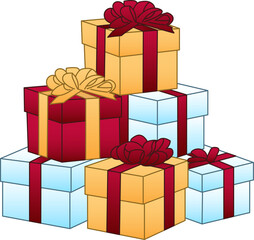 Merry Christmas asset Cartoon style. 
