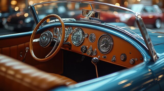 Antique Car Interior Images – Browse 15,446 Stock Photos