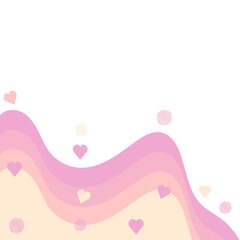 Valentine heart corner