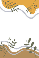 Boho Plant Corner Illustration