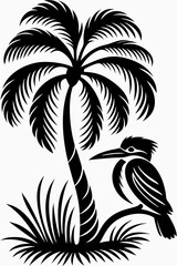 palm tree silhouette