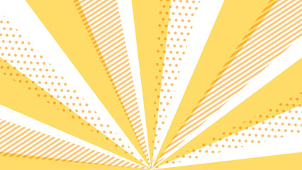 Pop yelloiw radiation Background illustration.