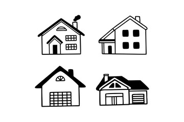 house icon set