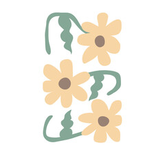 Tileable Flowers Illustration