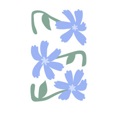 Tileable Flowers Illustration