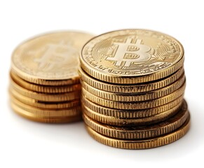 stack of euro coins Stack of Money