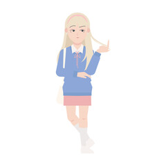 Young People Character Illustration