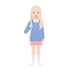 Young People Character Illustration