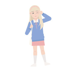 Young People Character Illustration
