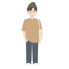 Young People Character Illustration