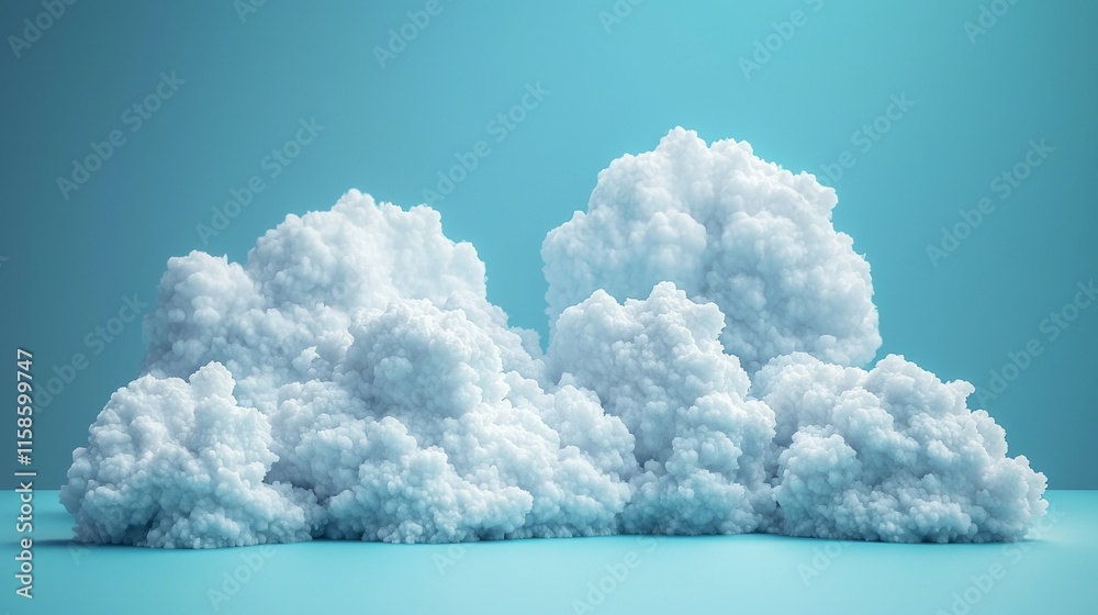 Poster this image depicts a basic illustration of cloud computing functionality, utilizing lines and shapes