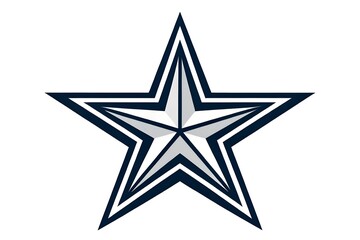 Obraz premium Star icon isolated on white background.