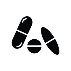 high quality modern capsule icon with minimalist design for digital and print projects