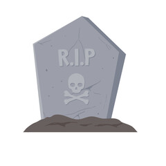 Halloween Gravestone Illustration