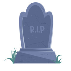 Halloween Gravestone Illustration