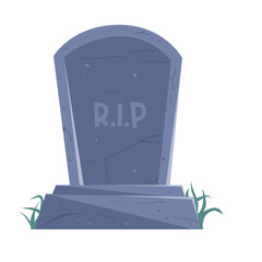 Halloween Gravestone Illustration