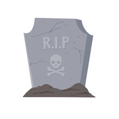 Halloween Gravestone Illustration