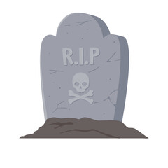 Halloween Gravestone Illustration