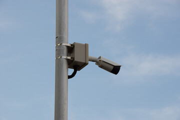 駐車場の防犯カメラ