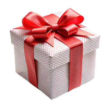 Gift box isolated on transparent background