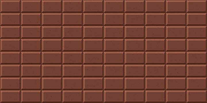 Milk chocolate bar seamless pattern background graphic illustration.