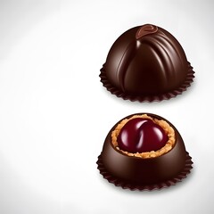 Fototapeta premium Luxury Handmade Chocolate Candy