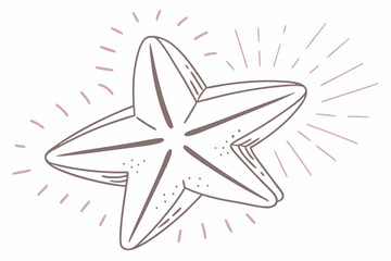 star shaped ornament