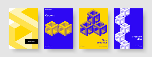 Geometric Flyer Layout. Modern Report Design. Isolated Business Presentation Template. Brochure. Background. Poster. Book Cover. Banner. Catalog. Magazine. Notebook. Portfolio. Leaflet. Journal