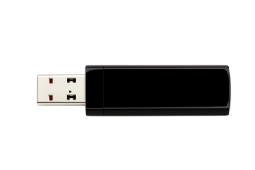A sleek USB flash drive designed for data storage and transfer.