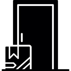 Obraz premium Door Delivery icon