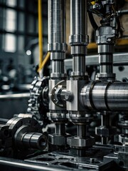 Obraz premium pictures of machines in industry