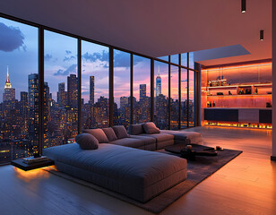 Cityscape Penthouse Living