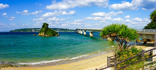 沖縄本島から古宇利島を結ぶ古宇利大橋