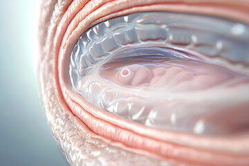 Illustration of the role of the zona pellucida in embryo implantation