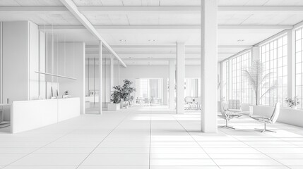 3D_model_of_a_large_workspace_in_an_office_--_